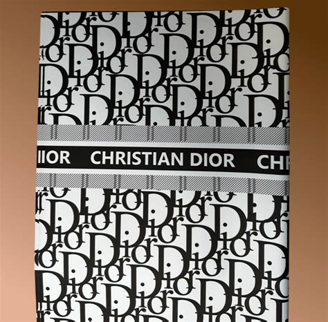 christian dior floral wrapping paper.